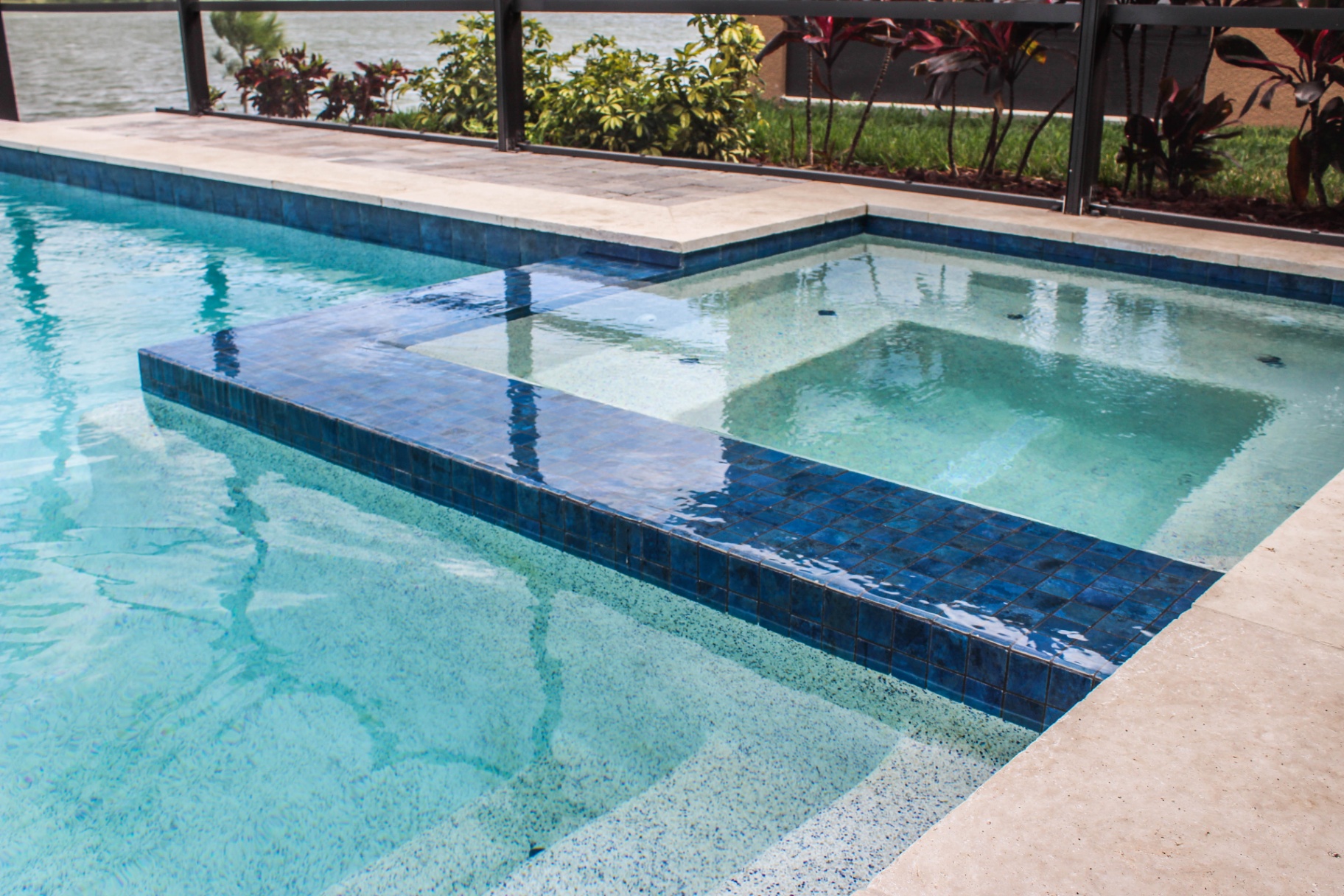 Lakeside Serenity — Wahoo Pools custom build 3