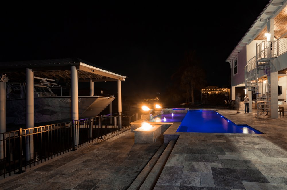 Reel Blessed Waterfront — Wahoo Pools custom build 5